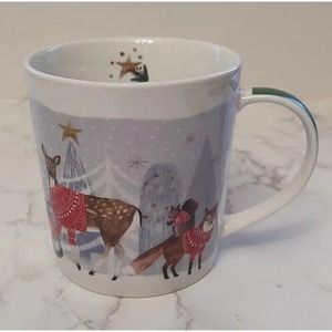 PPD Winter Animals Mug New Bone China Victoria Borges World Art Group B5